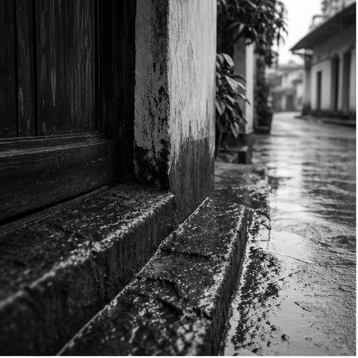 Black-and-white Goa photograph for Founder Journal