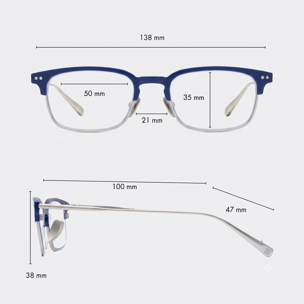 Medium frame size chart and measurements