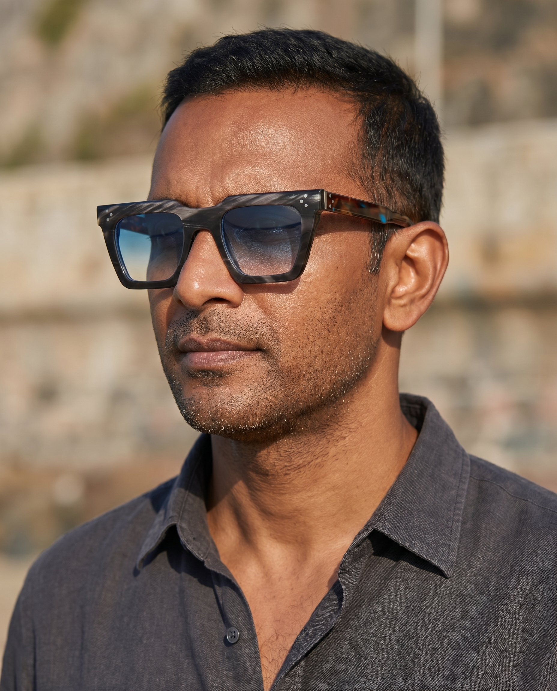 Starke Black White Horn Skye SG