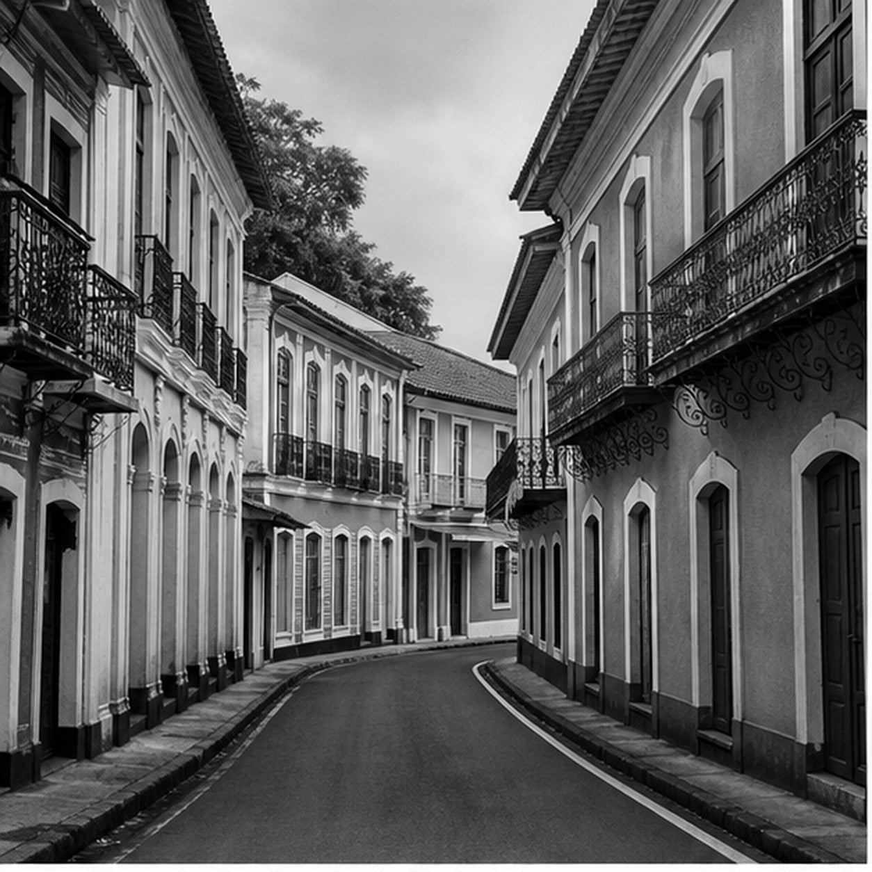 Black-and-white Goa photograph for Heritage, Humour and Regional identity
