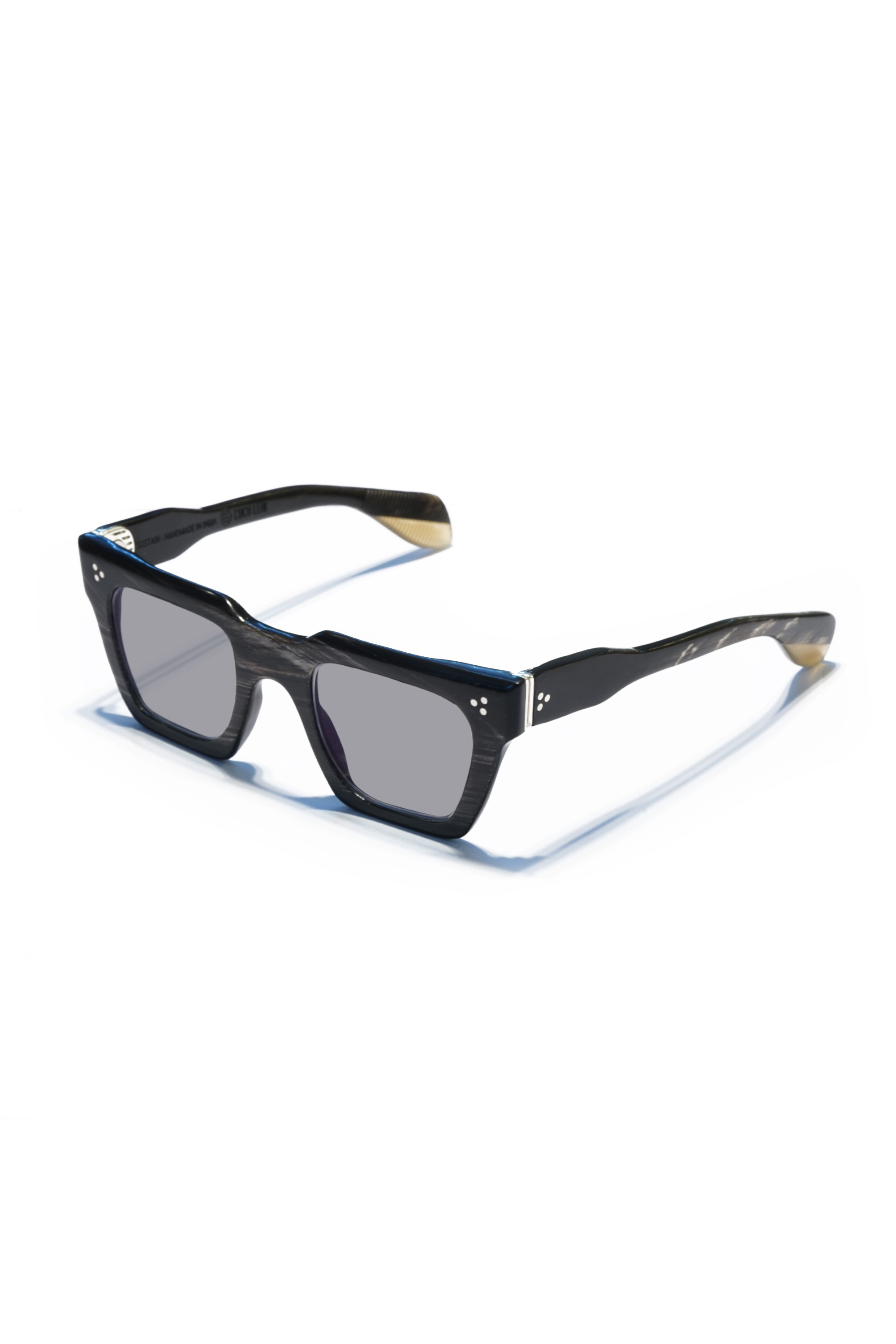 Starke Samrat Sunglasses - Horn Sterling Silver