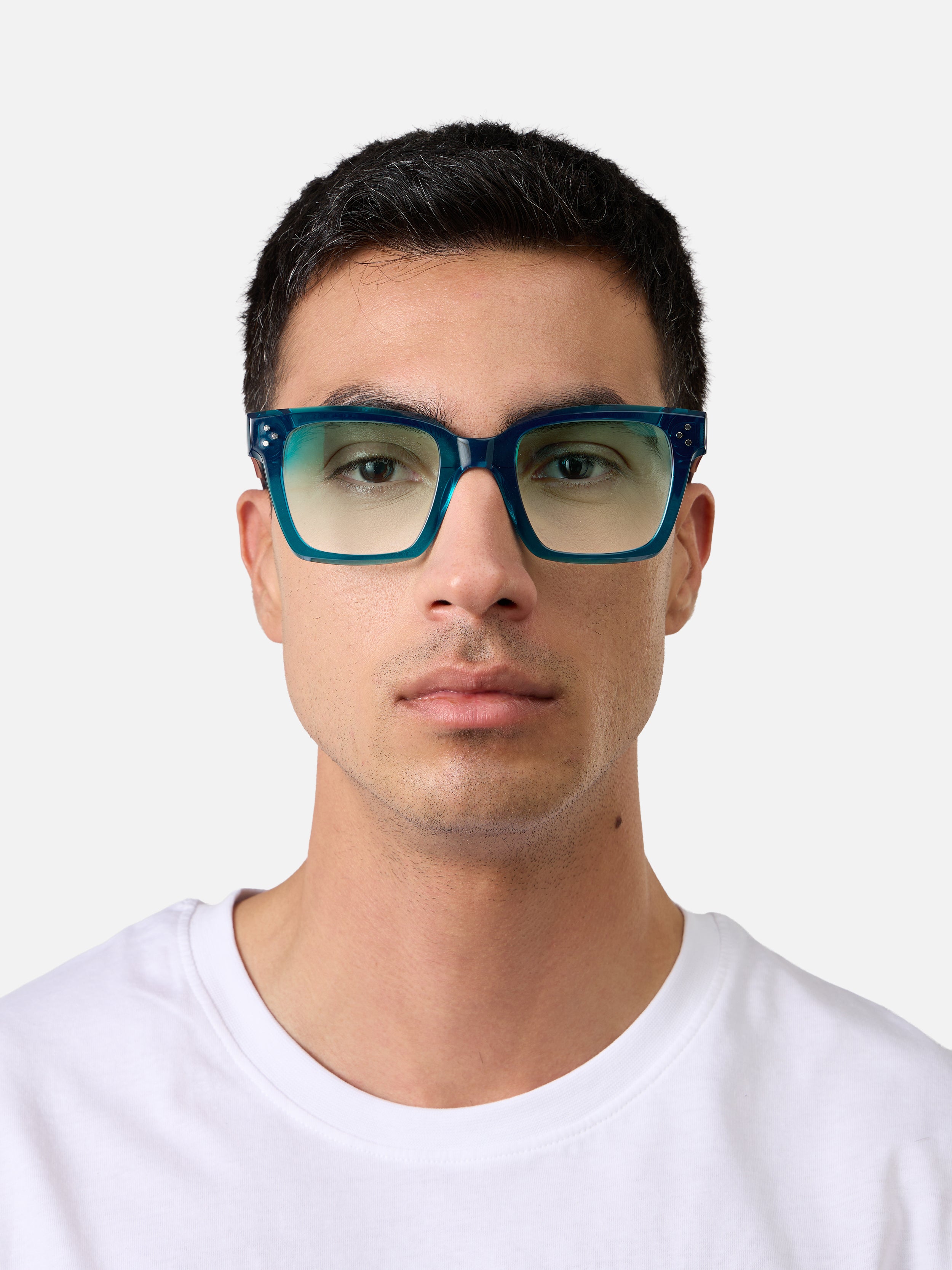Grand – Bold Rectangular Bio-Acetate Sunglasses by COCO LENI