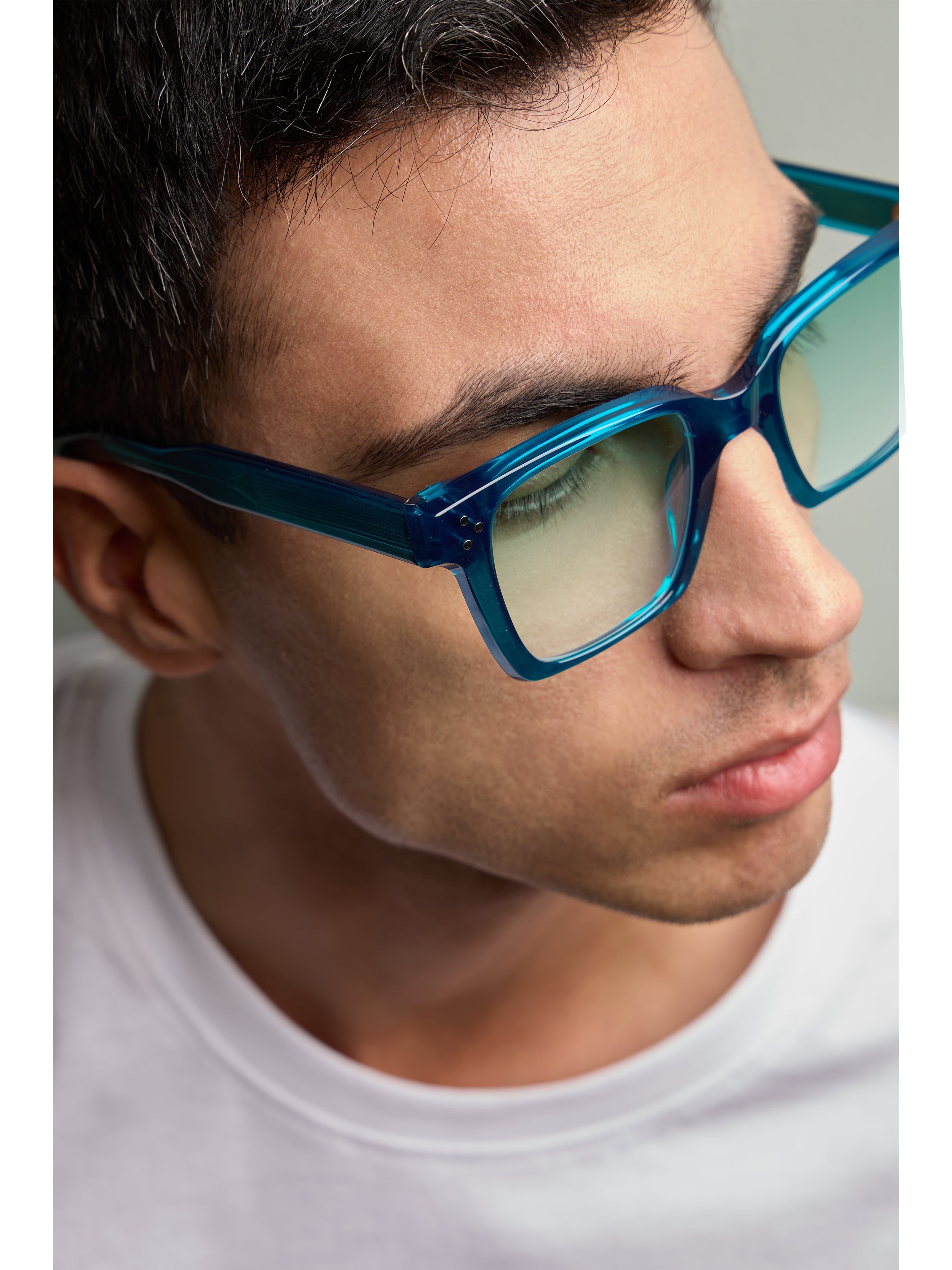 Grand – Bold Rectangular Bio-Acetate Sunglasses by COCO LENI