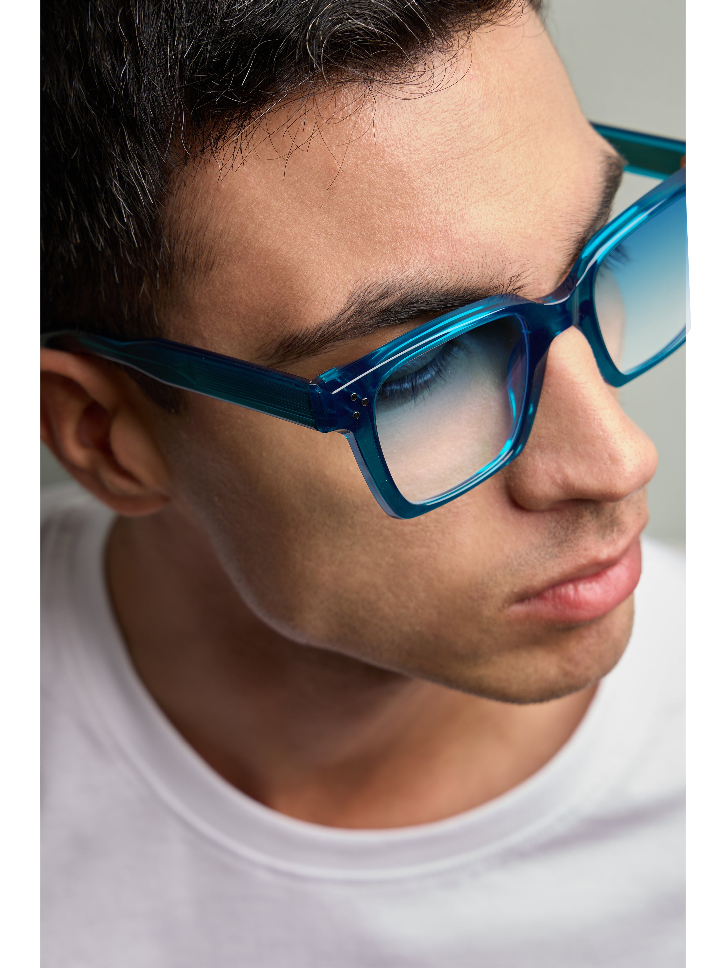Grand – Bold Rectangular Bio-Acetate Sunglasses by COCO LENI