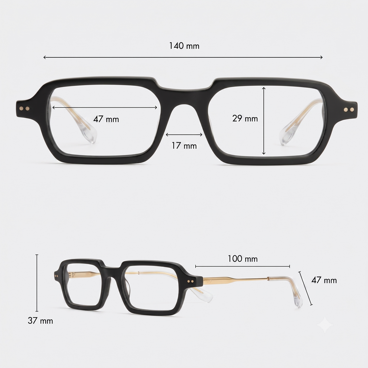Medium frame size chart and measurements
