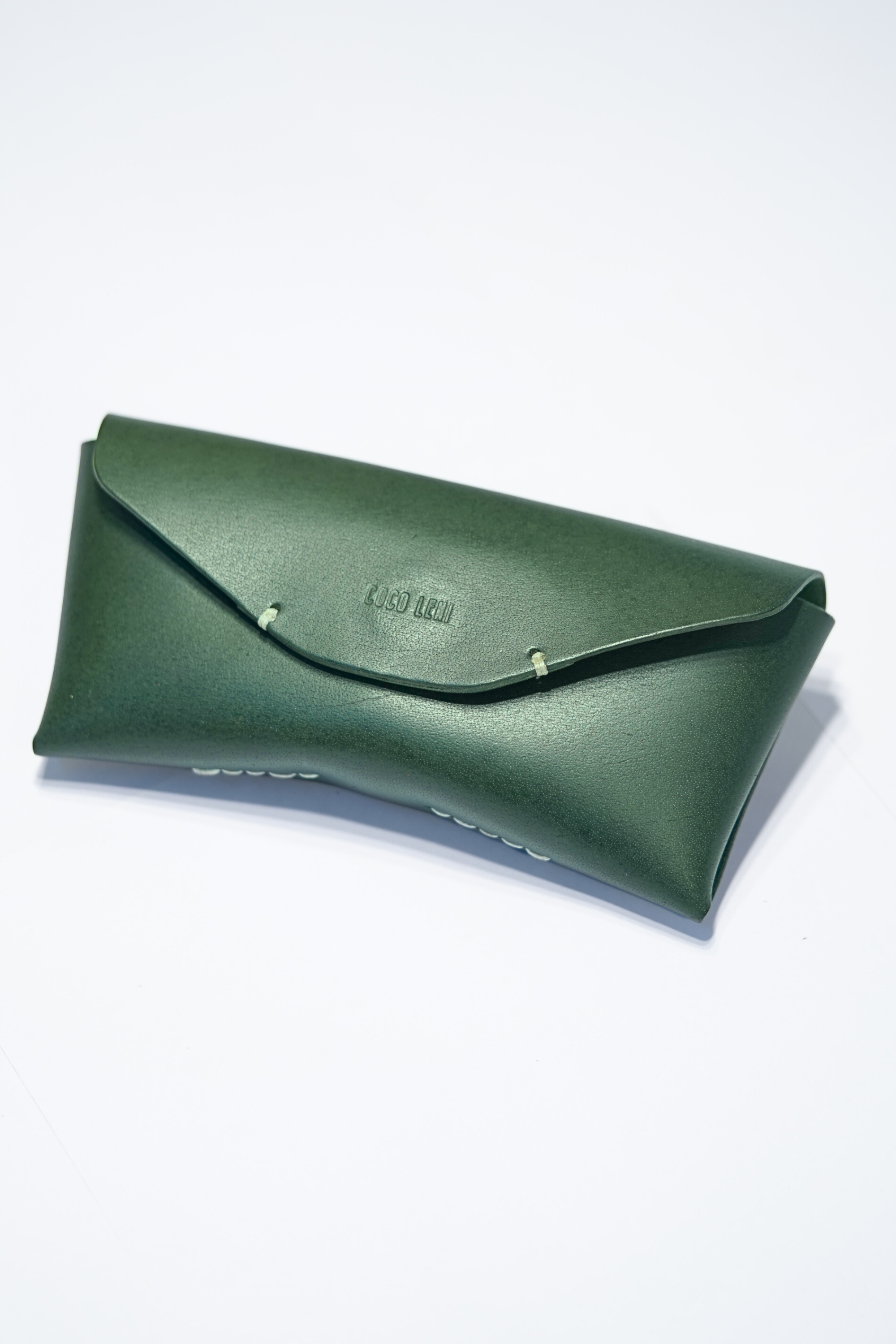 Full Grain Leather Eyewear Case with Metal Box