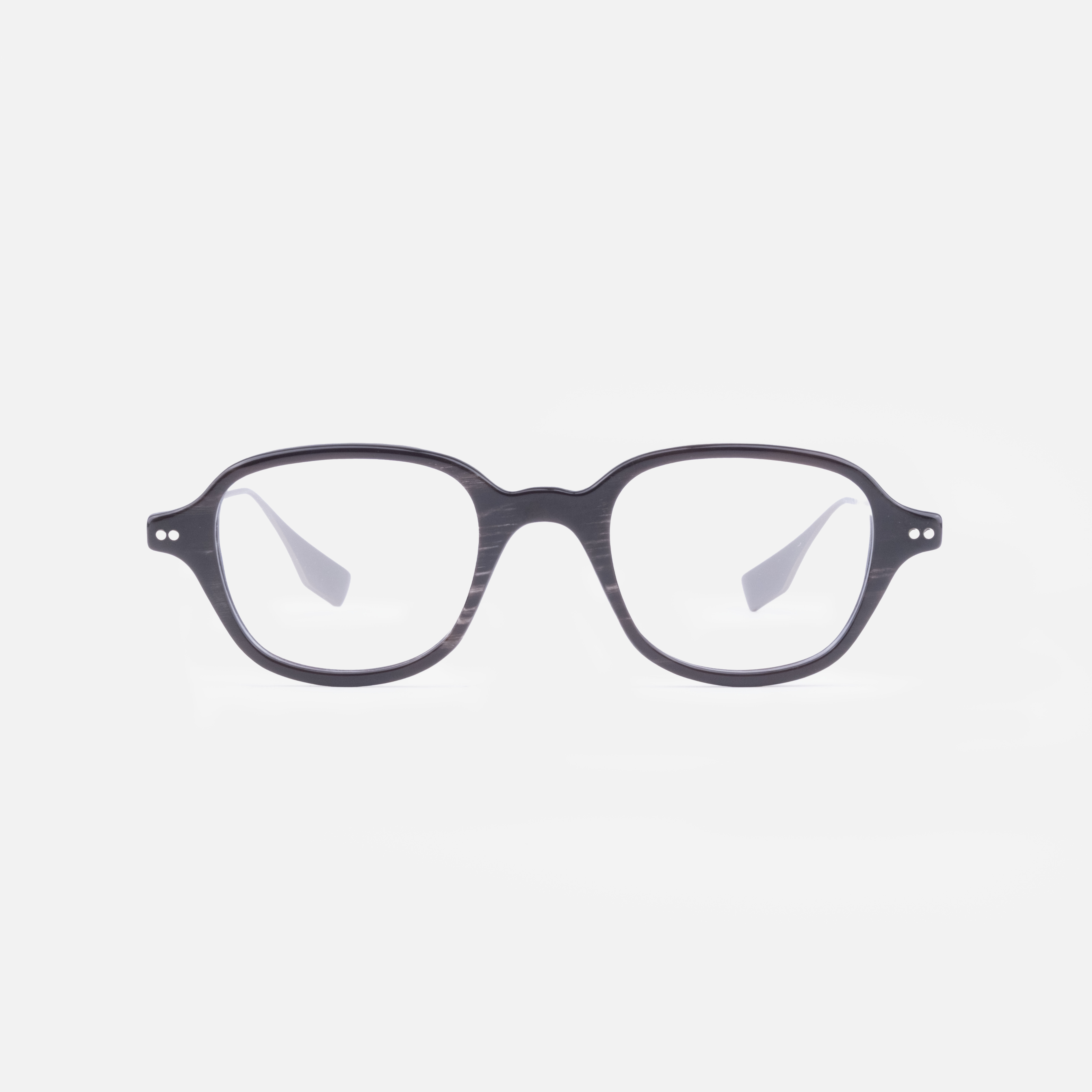 Lira Black White Horn & Silver