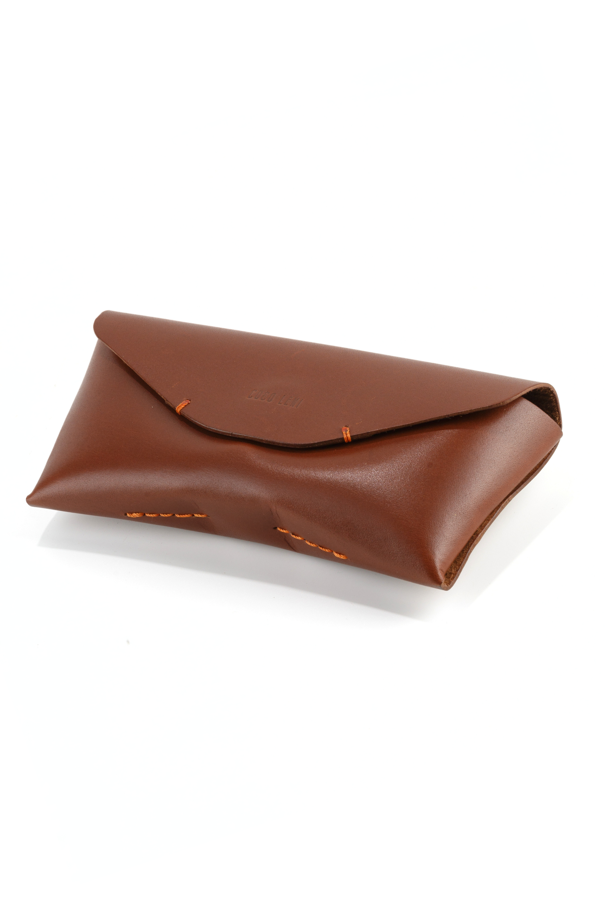 Full Grain Leather Eyewear Case with Metal Box