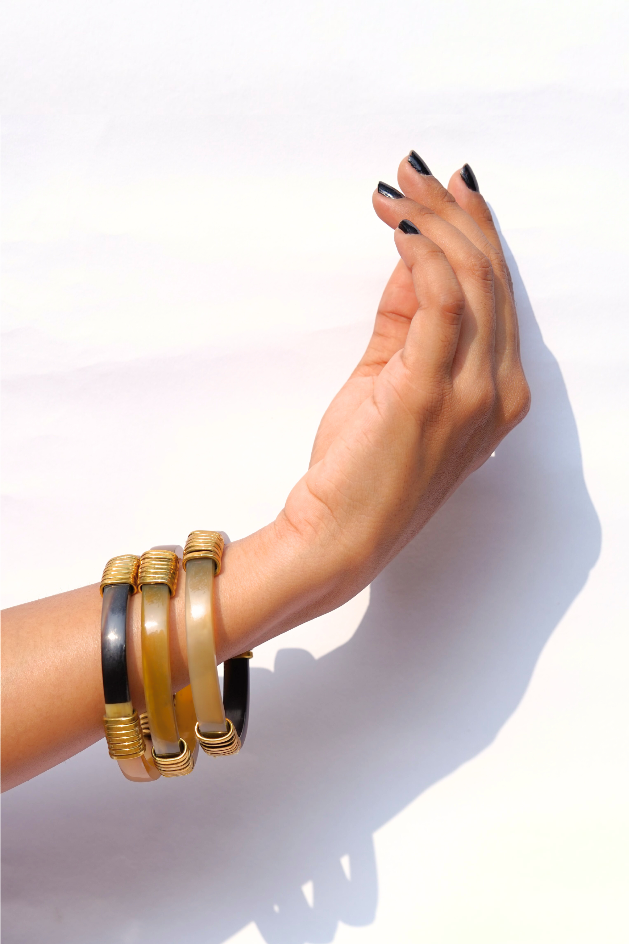 Horn Bangle with Brass- 1 piece