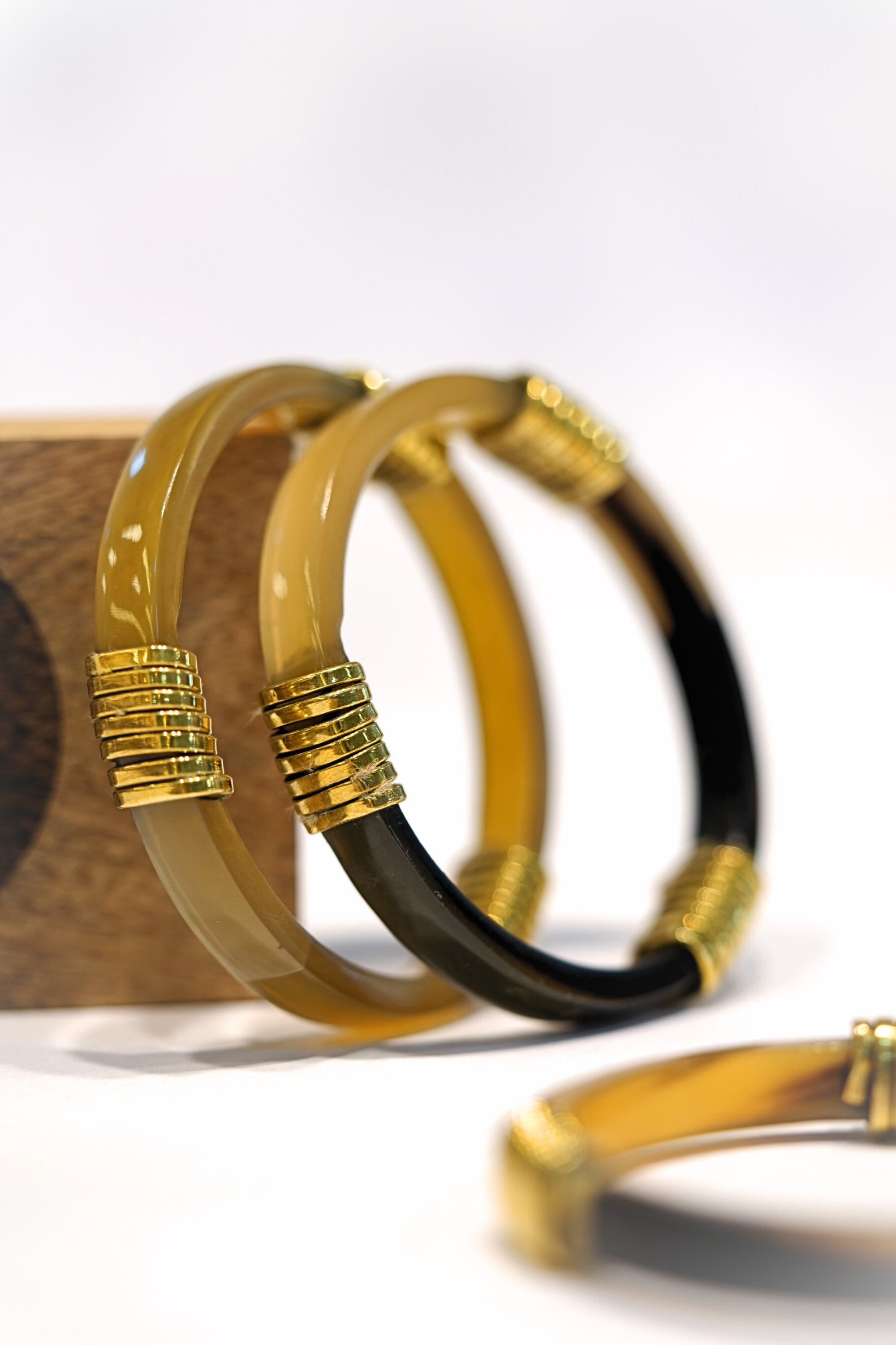 Horn Bangle with Brass- 1 piece