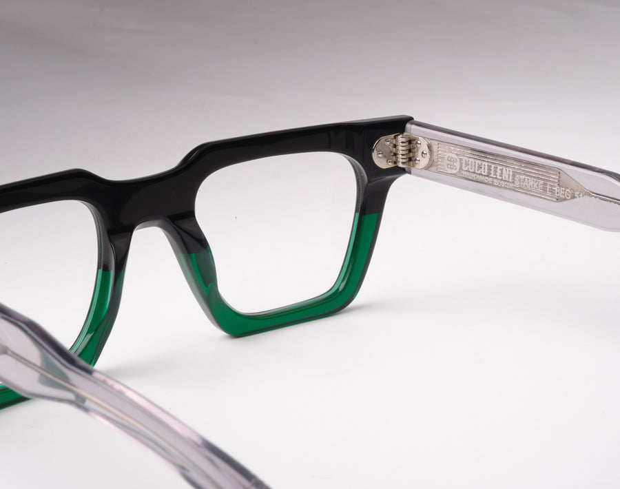 Starke Emerald Black - Green & Crystal Grey close-up 3