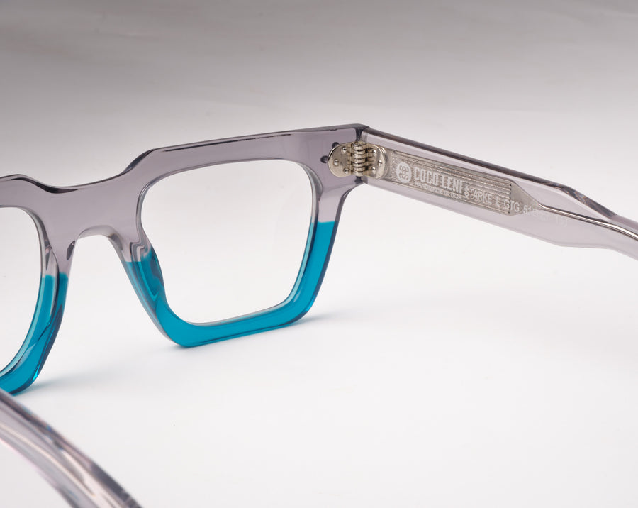 Starke Grey - Teal & Crystal Grey close-up 3