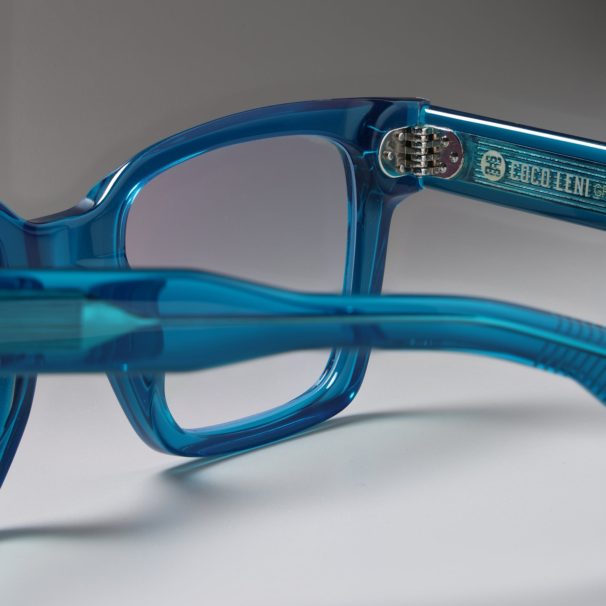 Grand – Bold Rectangular Bio-Acetate Sunglasses by COCO LENI