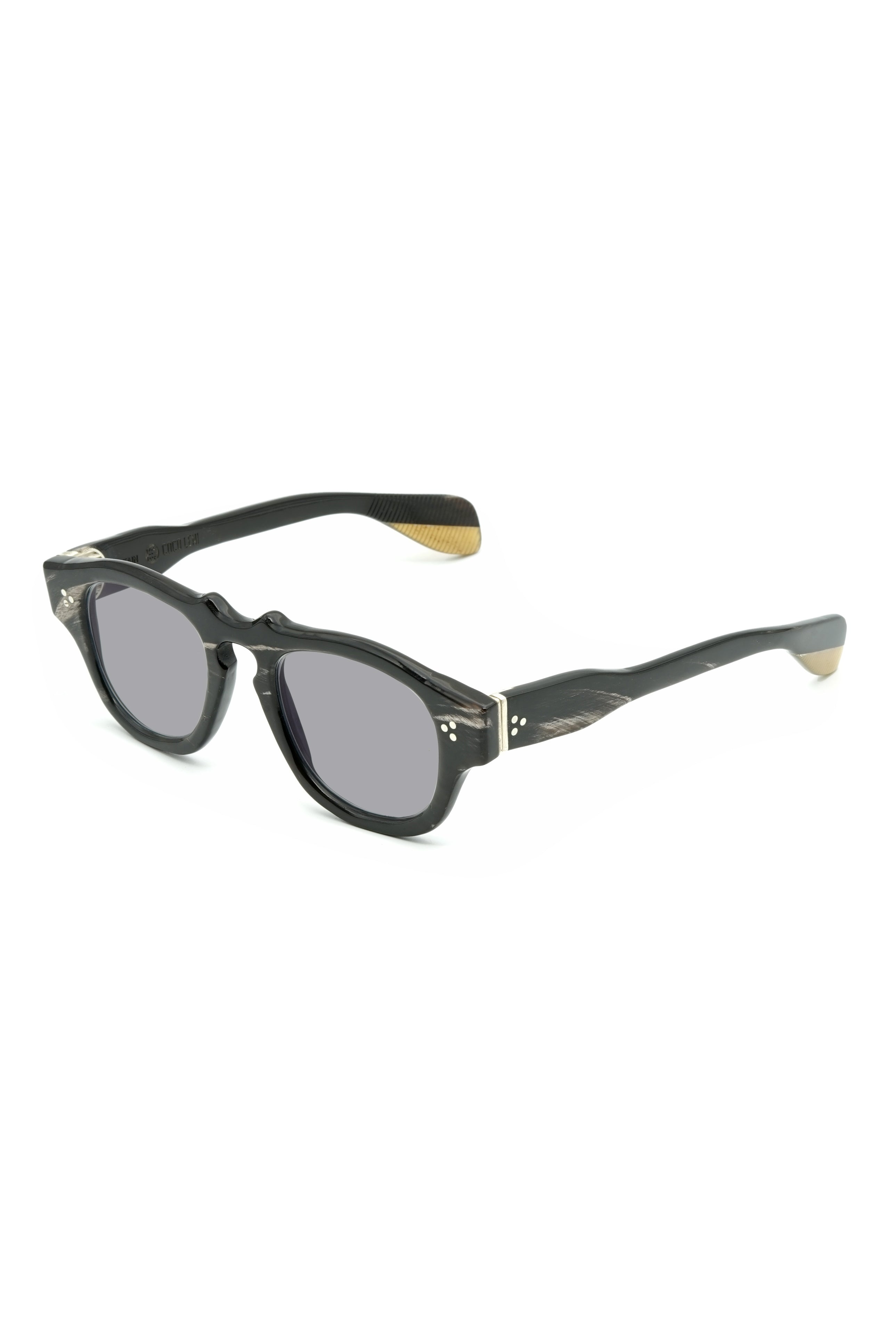 Nebelhorn Horn Sterling Silver Sunglasses