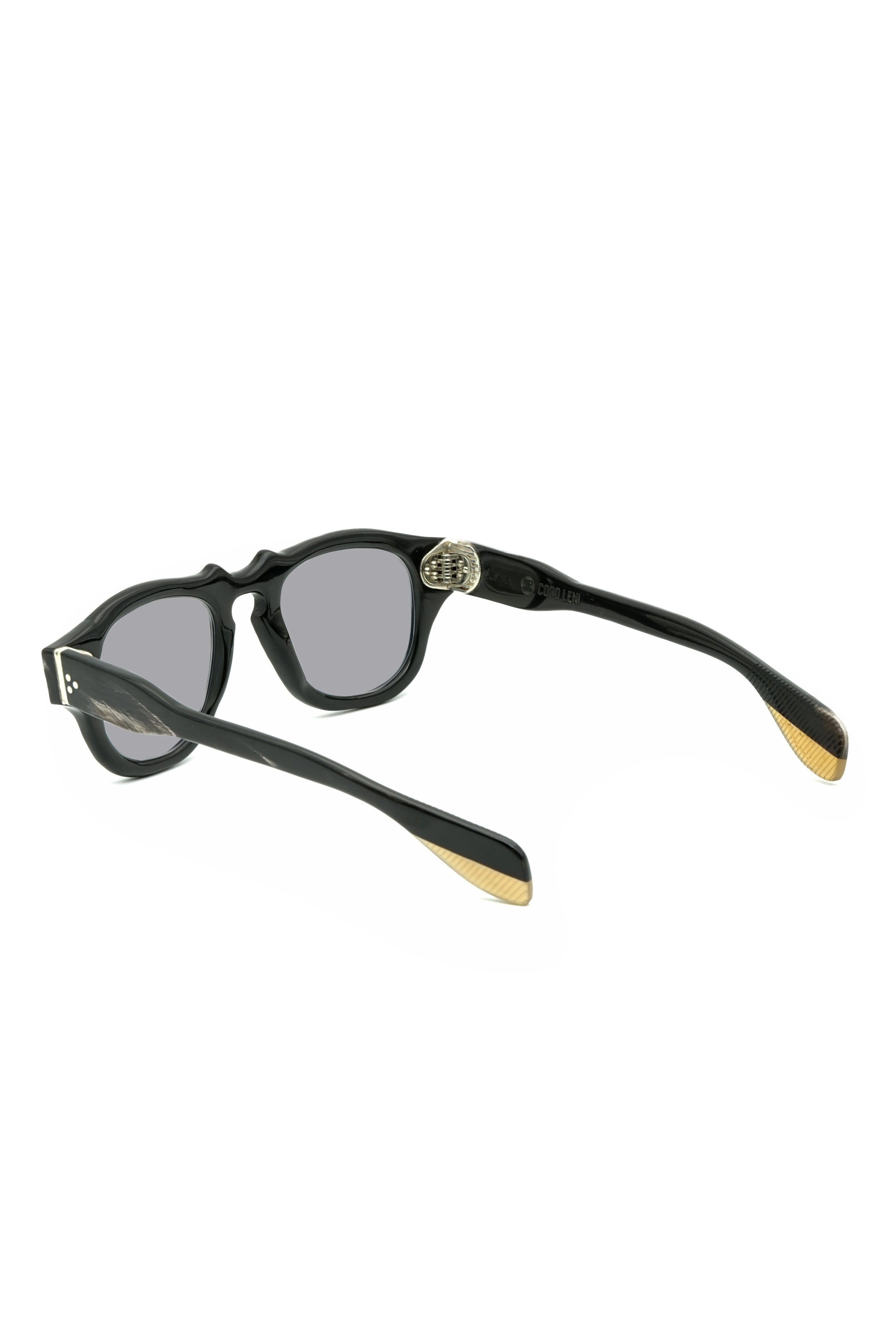 Nebelhorn Horn Sterling Silver Sunglasses