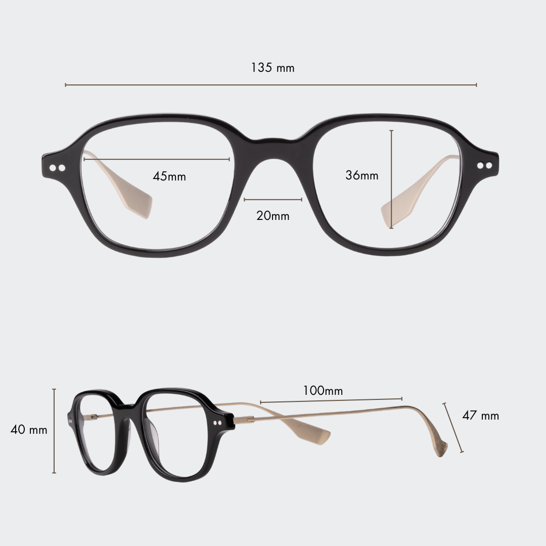 Large frame size chart and measurements