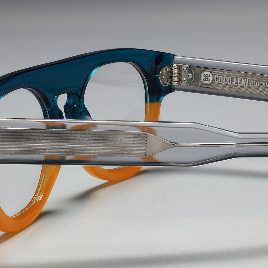 Glockner Teal-Honey Gray close-up 2