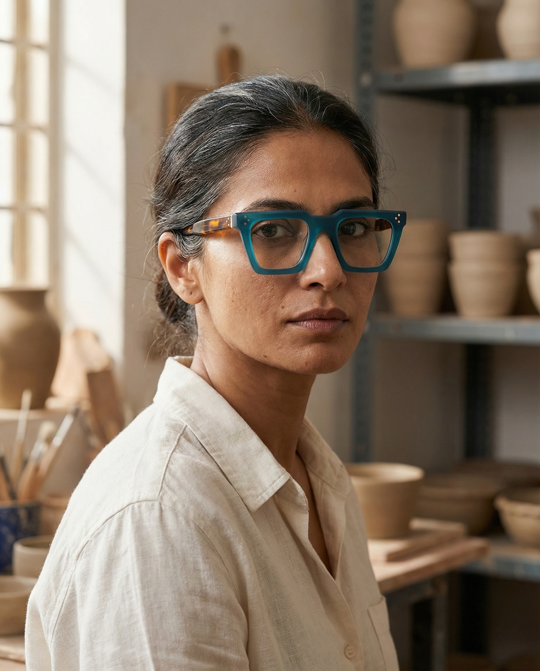 Starke Teal Matt Structura