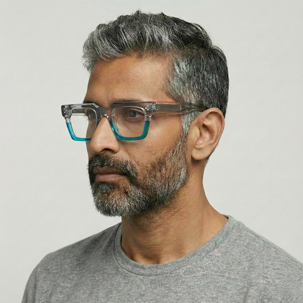 Starke Grey - Teal & Crystal Grey